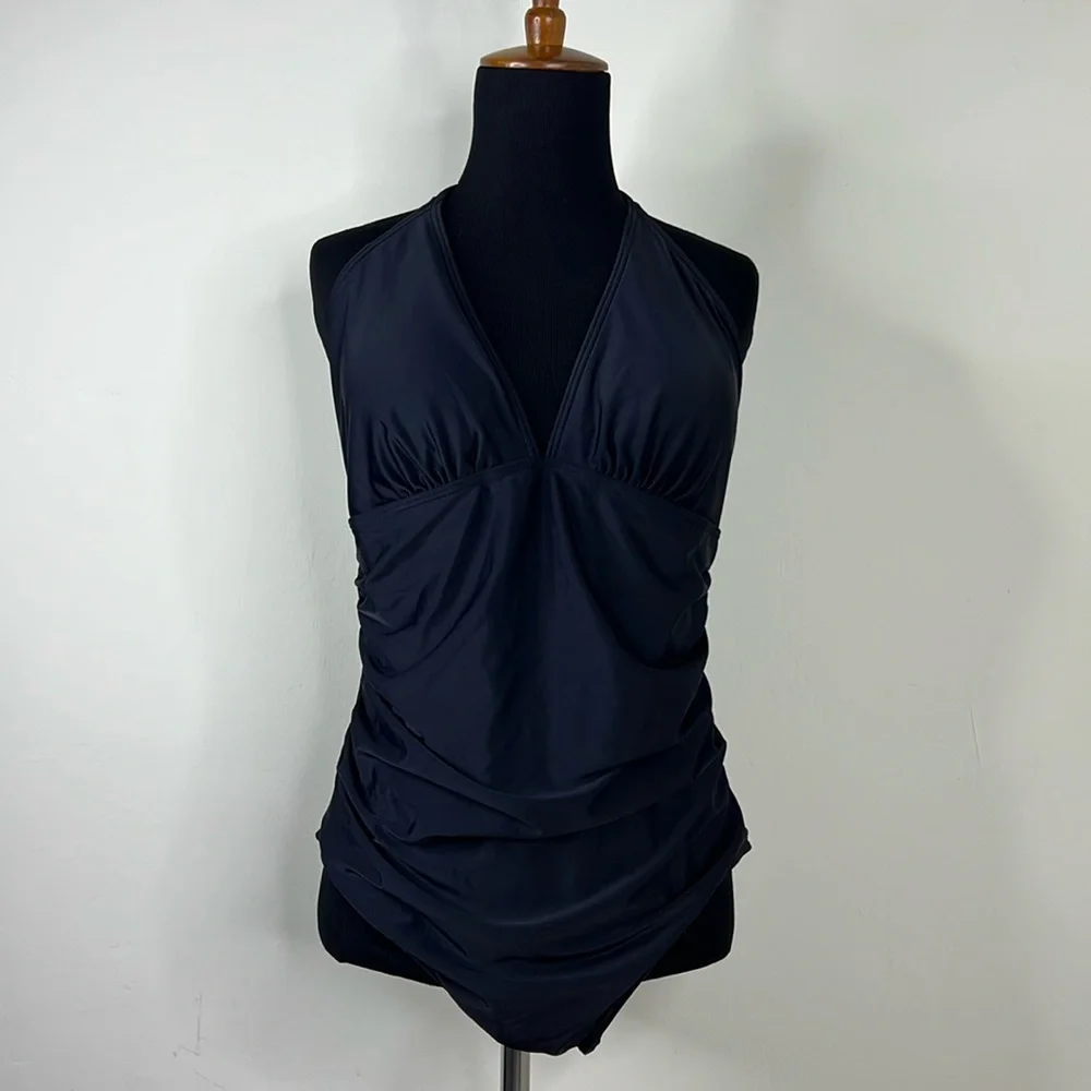 Black One Piece Swimsuit XL